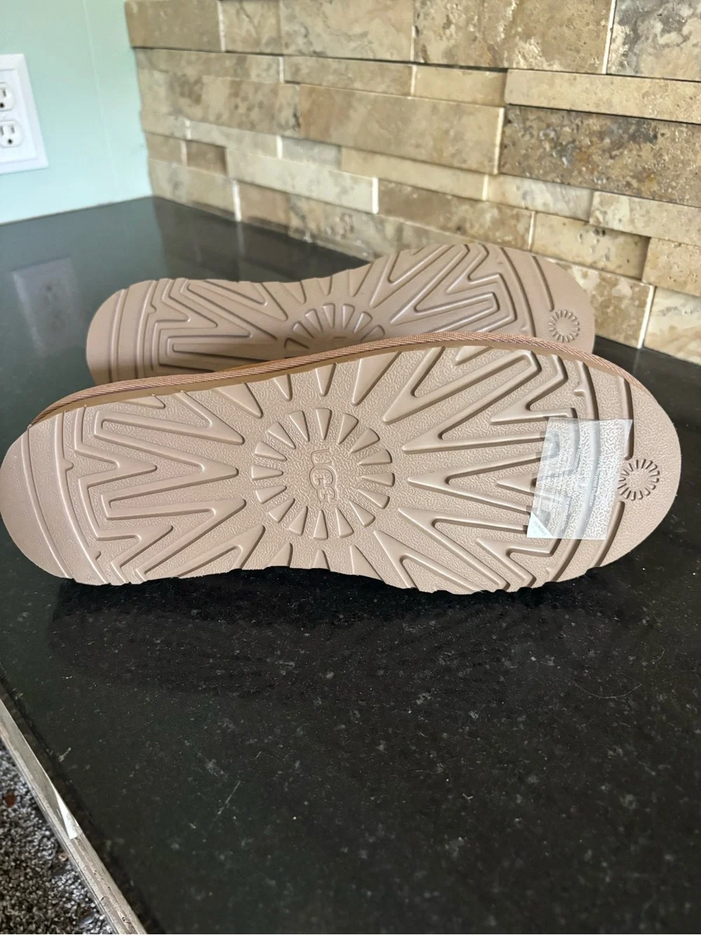UGG Men's Slip-On Suede Mules in Chestnut Tan